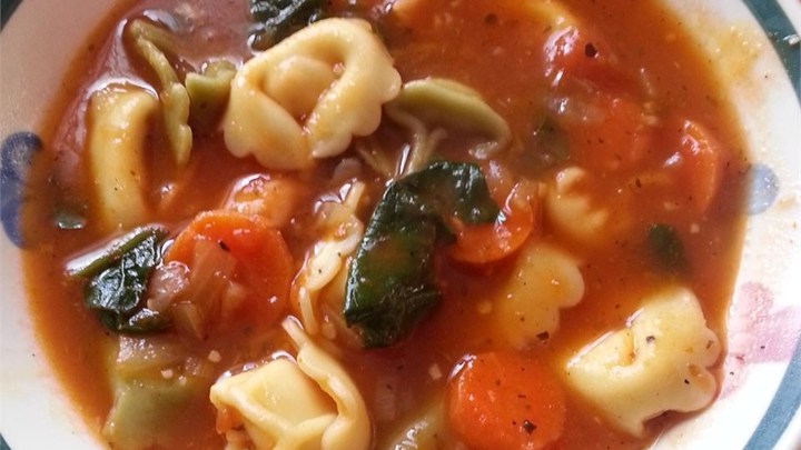 Italian Sausage Soup with Tortellini